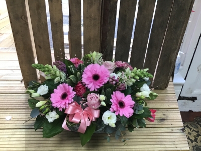 Country Tub of Blooms