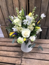 Country Jug of Seasonal Flowers